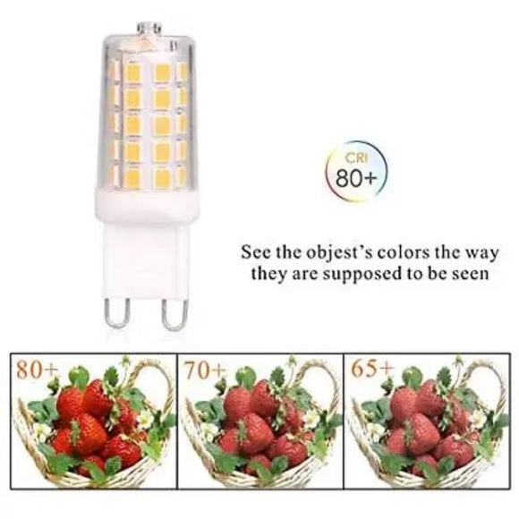 G9 Led Bulb 4w 40 Watt T4 G9 Base Halogen Equivalent 2700k Soft Warm White 120v - Picture 3 of 9